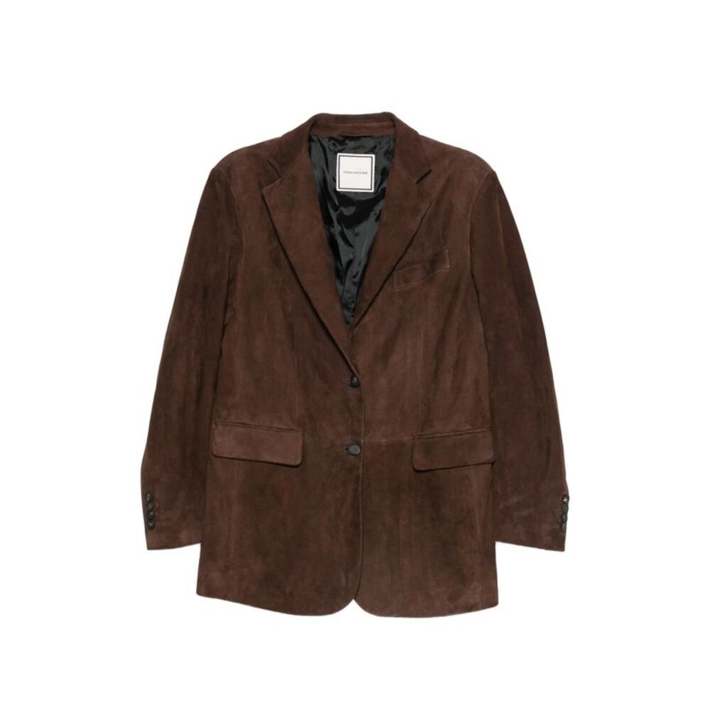 Tagliatore Brown Jackets - Leather Jackets Women